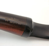 Mr. Brog Round Bent Tobacco Pipe - Model No: 31 Plum Brown Shades - Pear Wood Roots - Hand Made