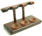 Tobacco Pipe Stand - 3 Pipe Stand - Polish Import