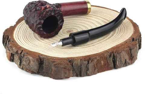 Mr. Brog Handmade Smoking Tobacco Pipe - Model No. 148 Louche Natural