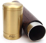 Copper and African Wenge Wood Luxurious Cigar Tube