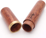 Oak Wood Cigar Tube for 1 Cigar