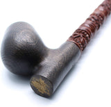 19 Inch Long Orient Oak Morta Wood Tobacco Pipe