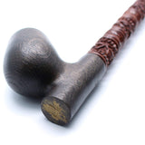 Mr. Brog Beautiful Handmade 19 Inch Long Tobbaco Smoking Pipe - Orient Morta Walnut - Oak Morta Wood