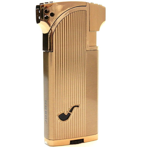 Mr. Brog Dual Tobacco & Cigar Pipe Lighter - 90 Angle Soft Flame for Tobacco Pipe & Straight Torch Flame for Cigar