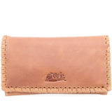 Tobacco Pouch - Authentic Full Grade Cow Hide Leather - Tan