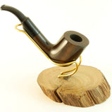 Grey Oak Tobacco Pipe Stand - Flexible Angle for all Shapes and Sizes - For Single Pipe