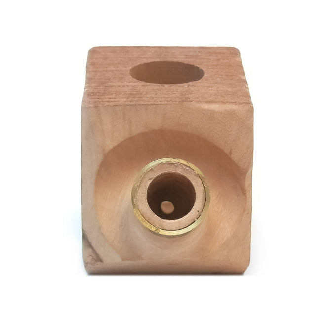Pre-Drilled Mediterranean Bent Briar Wood Block